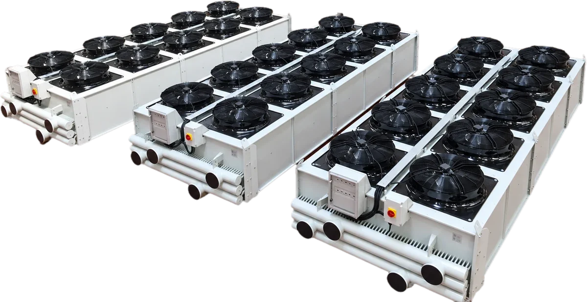 Radiateurs déportés horizontaux