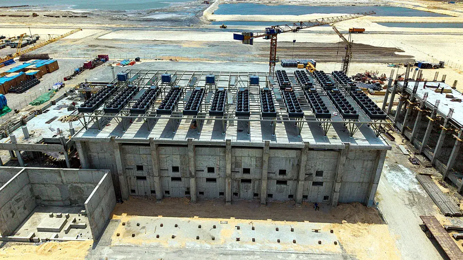 Central eléctrica de HFO con radiadores TECS