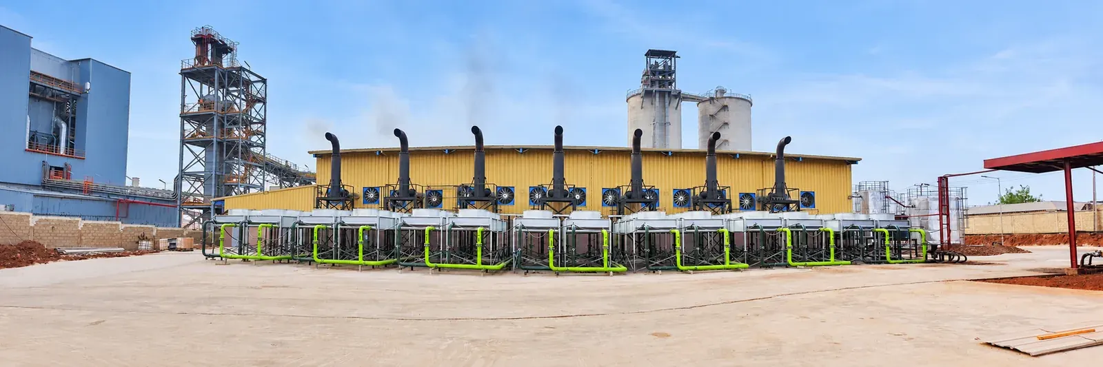 Central eléctrica industrial