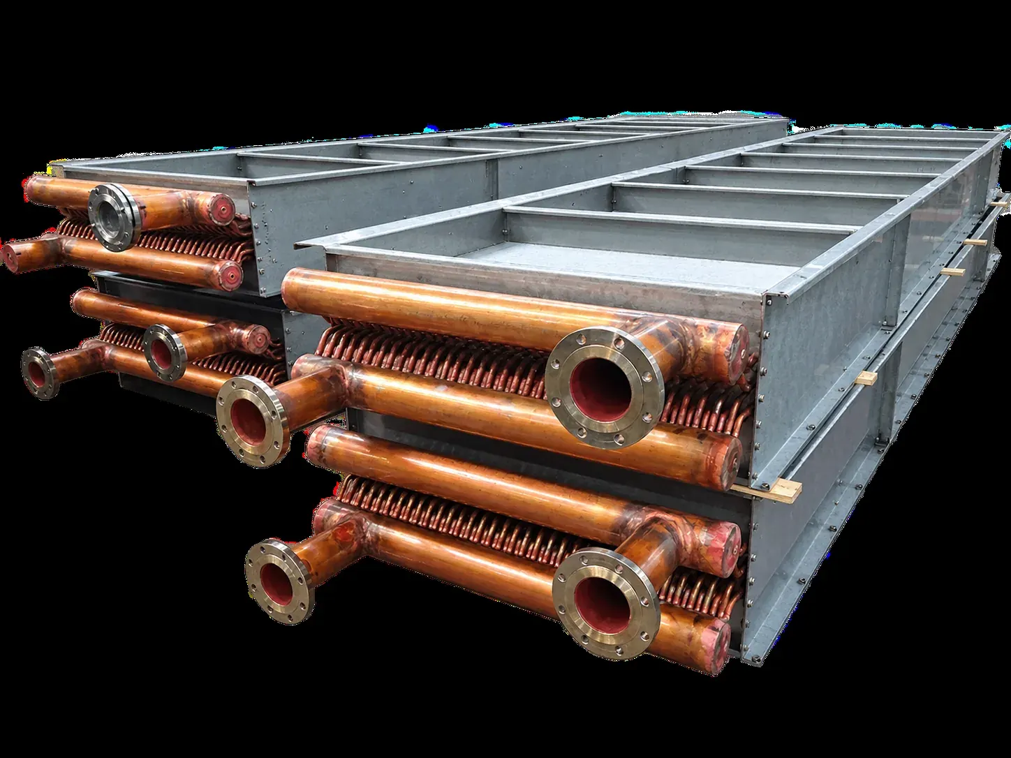 Epoxy-coated finned coil