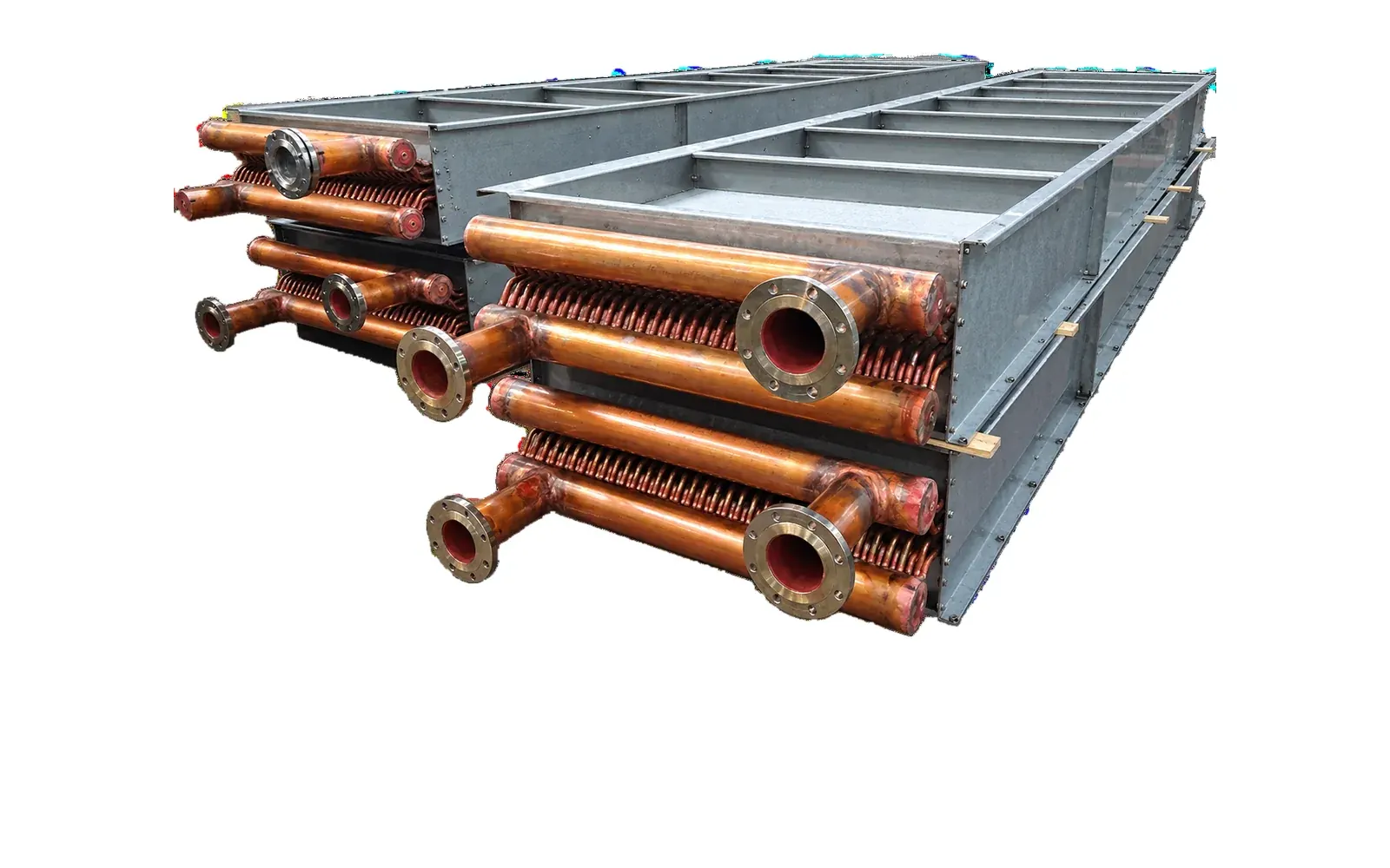 Finned tube coil of an air-cooled heat exchanger